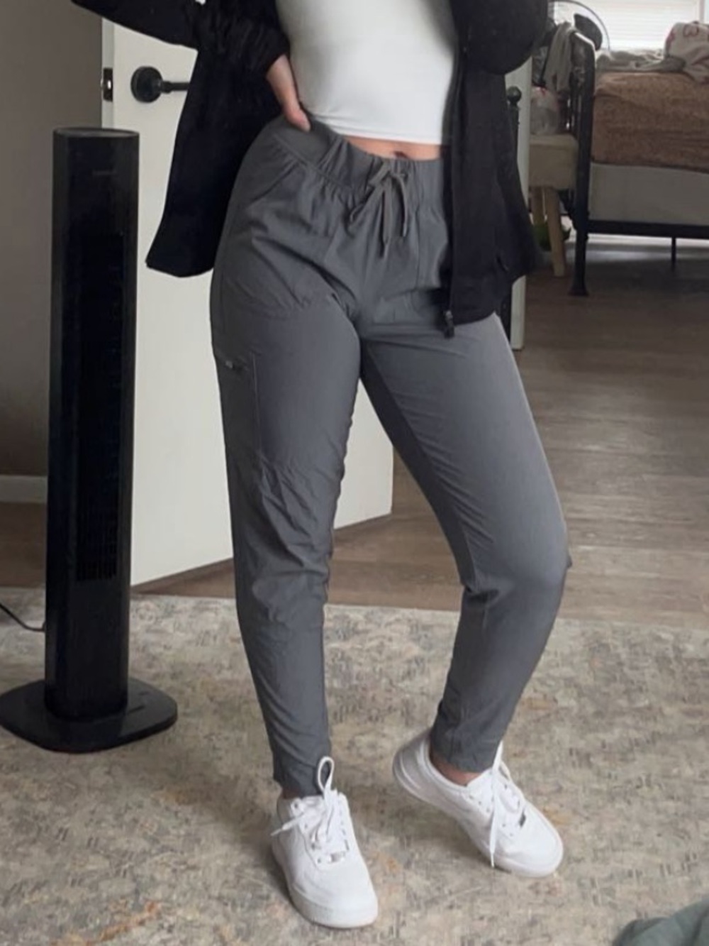 C9 by Champion Gray Elastic-Waist Jogger Pants